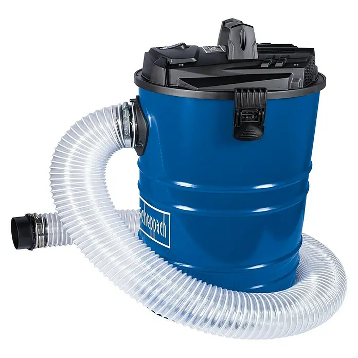 Scheppach Absauganlage DC100 - Luftleistung: 215 m³/h, 65 l, 1.200 W - Scheppach Industriesauger mit transparentem Schlauch. Geeignet für Werkstatt und Baustelle, robust und leistungsstark.