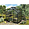 Vitavia Gewächshaus (1,37 x 1,95 x 1,36 m, Glasstärke: 6 mm, Polycarbonat, Anthrazit)