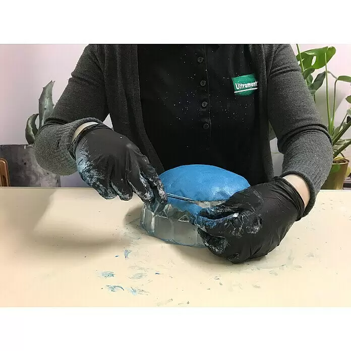 Ultrament Beton-Knetmasse Knet Beton Weiss - Weiss, 2,5 kg - Anwendungsbeispiel