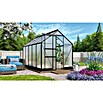 Vitavia Gewächshaus (3,23 x 1,95 x 2,07 m, Glasstärke: 6 mm, Polycarbonat, Anthrazit)