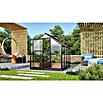 Vitavia Gewächshaus (2,57 x 1,95 x 1,97 m, Glasstärke: 3 mm, Sicherheitsglas, Anthrazit)