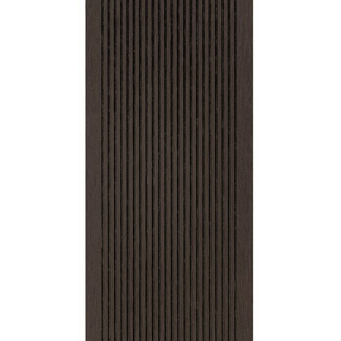 Tablón para terraza WPC Dark Brown (Marrón oscuro, 200 x 13,5 x 2,1 cm)