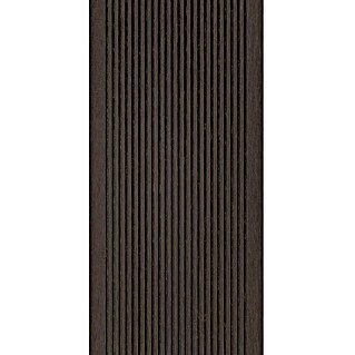 Tablón para terraza WPC Techwood (200 x 13,5 x 2,1 cm, Marrón oscuro)