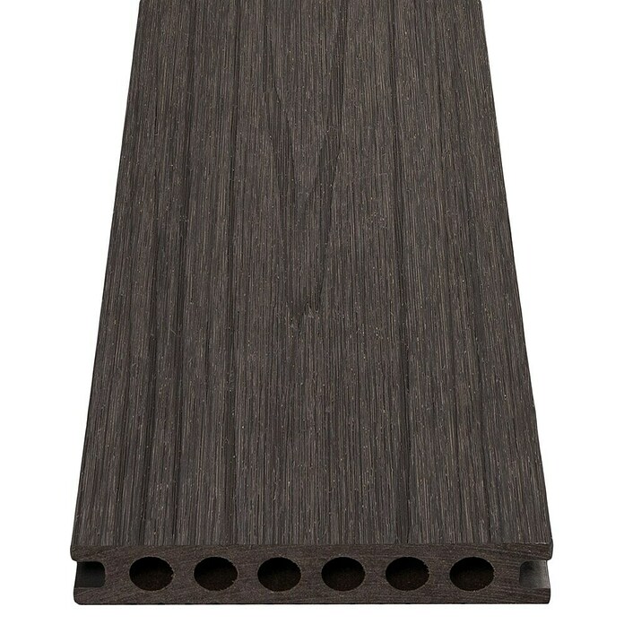 b!design Tablón para terraza WPC (Gris, 300 x 13,8 x 2,25 cm)