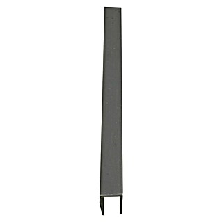 Gardol Sichtschutz-Abdeck-U-Profil (Länge: 150 cm, Anthrazit)