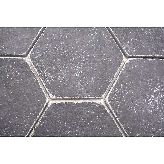 Mosaikfliese Hexagon Nero Antique Marble XNT HX143 (19,9 x 26,2 cm, Schwarz, Matt) | BAUHAUS