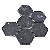 Mosaikfliese Hexagon Nero Antique Marble XNT HX143 (19,9 x 26,2 cm, Schwarz, Matt) | BAUHAUS