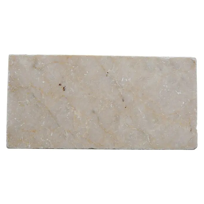 Antikmarmorfliese Botticino Antique Marble - 7,5 x 15 cm, Beige, Matt - Rechteckige Marmorfliese in einem hellen Farbton mit dezenten Maserungen, ideal für stilvolle Innenräume.