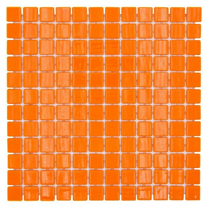 Mosaikfliese Quadrat Eco Lisos VP25820PUR31,6 x 31,6 cm, Orange, Glänzend Top View