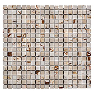 Mosaikfliese Quadrat MOS 15/2807 (32,2 x 30,5 cm, Golden Cream, Matt)