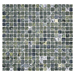 Mosaikfliese Quadrat MOS 15/407 (32,2 x 30,5 cm, Grün, Matt)