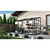 Vitavia Gewächshaus (2,01 x 3,24 x 2,21 m, Glasstärke: 3 mm, Anthrazit/Schwarz)