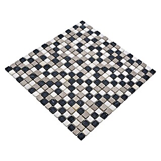 Mozaik pločica Quadrat Mix MOS 15/1125 (32,2 x 30,5 cm, Smeđa-bež, Mat)