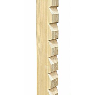 Cerland Poste para cercado en V (Altura: 200 cm, Natural, Madera)