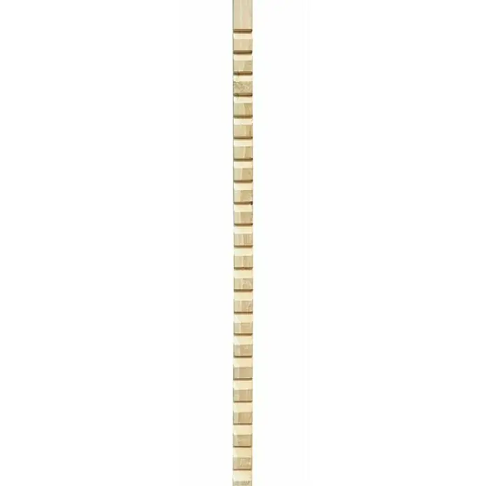 Cerland Poste para cercado en V - Altura: 200 cm, Natural, Madera - Detalle de un mástil de guitarra de madera clara con trastes instalados con precisión para una óptima jugabilidad.