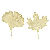 Garderobenhaken Set Ginko/Ahorn (L x B x H: 20 x 3,5 x 25 cm, Gold) | BAUHAUS