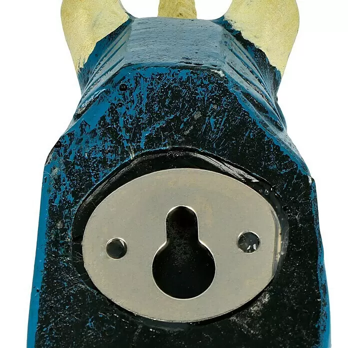 Garderobenhaken Einhorn - L x B x H: 4 x 7 x 12 cm, Blau - Detailaufnahme