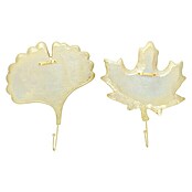 Garderobenhaken Set Ginko/Ahorn (L x B x H: 20 x 3,5 x 25 cm, Gold) | BAUHAUS