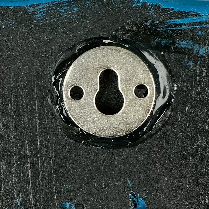 Garderobenhaken Elefant - L x B x H: 10,6 x 4 x 10,8 cm, Blau - Detailaufnahme