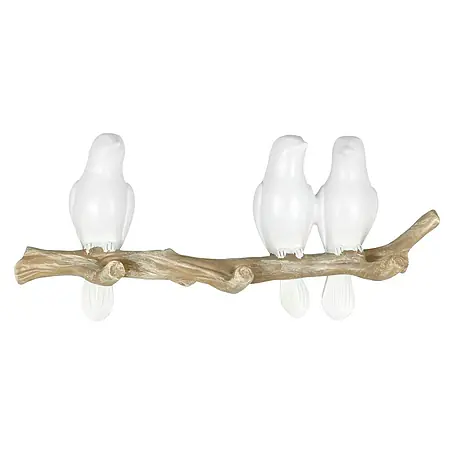 Garderobenleiste Vögel auf Ast