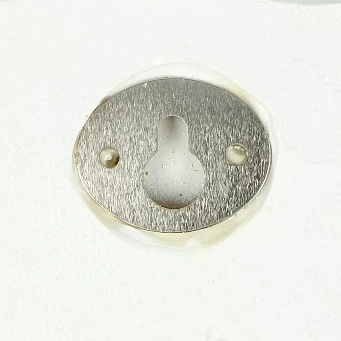 Garderobenhaken Elefant - L x B x H: 10,6 x 4 x 10,8 cm, Weiß - Detailaufnahme