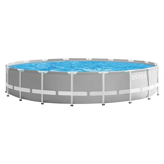 Intex Frame-Pool-Set Prism RondoØ x H: 549 x 122 cm, 24.311 l, grau Front View