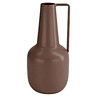 Vase (Ø x H: 9 x 20 cm, Metall, Pink)