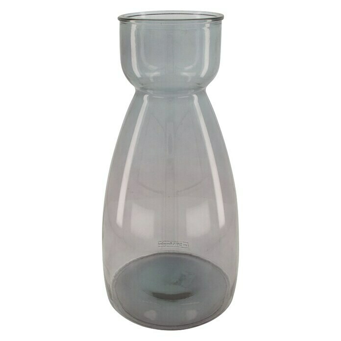 Vase Recyceltes Glas (Ø x H: 21,5 x 43,5 cm, Glas, Grau) | BAUHAUS