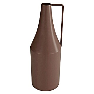 Vase (Ø x H: 10 x 29 cm, Metall, Pink)
