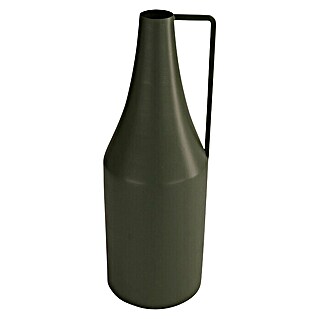 Vase (Ø x H: 10 x 29 cm, Metall, Grün)