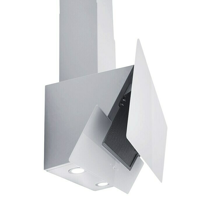Respekta Campana decorativa Nika (Ancho: 59,5 cm, Máx. Potencia del ventilador en modo extracción: 616,4 m³/h, Blanco) | BAUHAUS