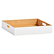 Zeller Present Holzkiste (L x B x H: 30 x 27 x 6 cm, Weiß, Bambus) | BAUHAUS