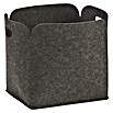Zeller Present Filzkorb (L x B x H: 36 x 28 x 36 cm, Anthrazit) | BAUHAUS