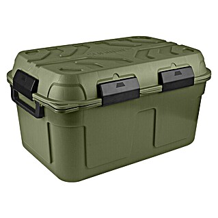 Sunware Aufbewahrungsbox Q-Line (L x B x H: 79 x 54,5 x 42,5 cm, Wasserdicht, Kunststoff, Grün)