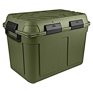 Sunware Aufbewahrungsbox Q-Line (L x B x H: 79 x 54,5 x 54,5 cm, Wasserdicht, Kunststoff, Grün)
