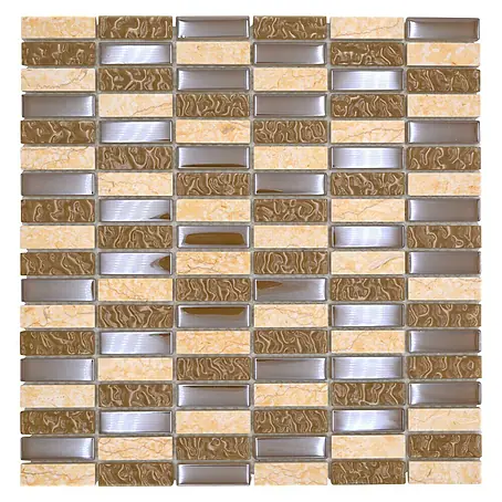 Mosaikfliese Stäbchen Crystal Mix XBH SM128