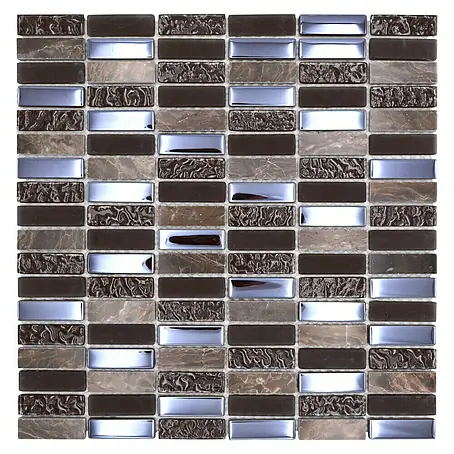 Mosaikfliese Stäbchen Crystal Mix XBH SM138