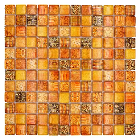 Mosaikfliese Quadrat Crystal Wildlife XCM WL44c