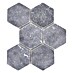 Mosaikfliese Hexagon Bardiglio Antique Marble XNT HX140 