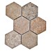 Mosaikfliese Hexagon XNT HX146 
