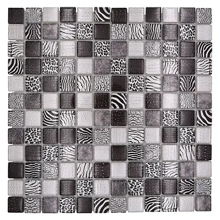 Mosaikfliese Quadrat Crystal Wildlife XCM WL24