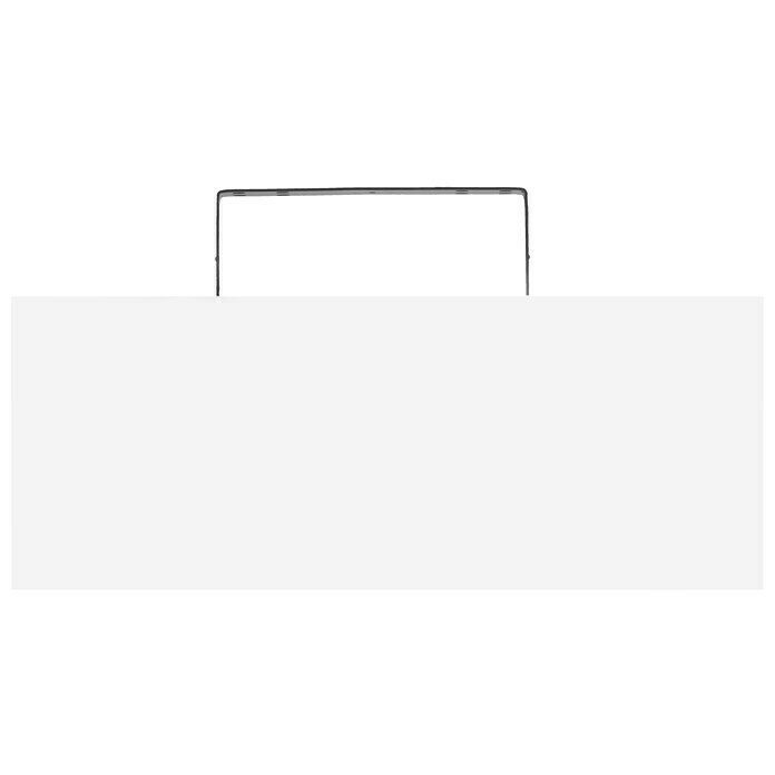 Regalux Wandboard XL4 (24 x 60 x 3,8 cm, Weiß Hochglanz, Belastbarkeit: 12 kg)