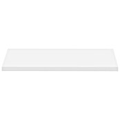 Regalux Estante flotante (24 x 80 x 3,8 cm, Blanco de alto brillo, Carga soportada: 12 kg)