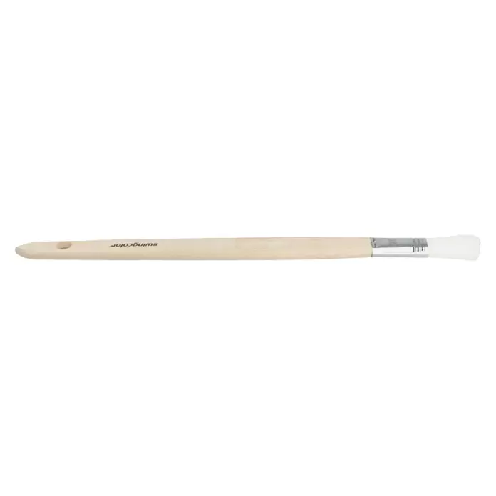 swingcolor Premium Plattpinsel - Breite Borsten: 20 mm, Gerade, Naturholz