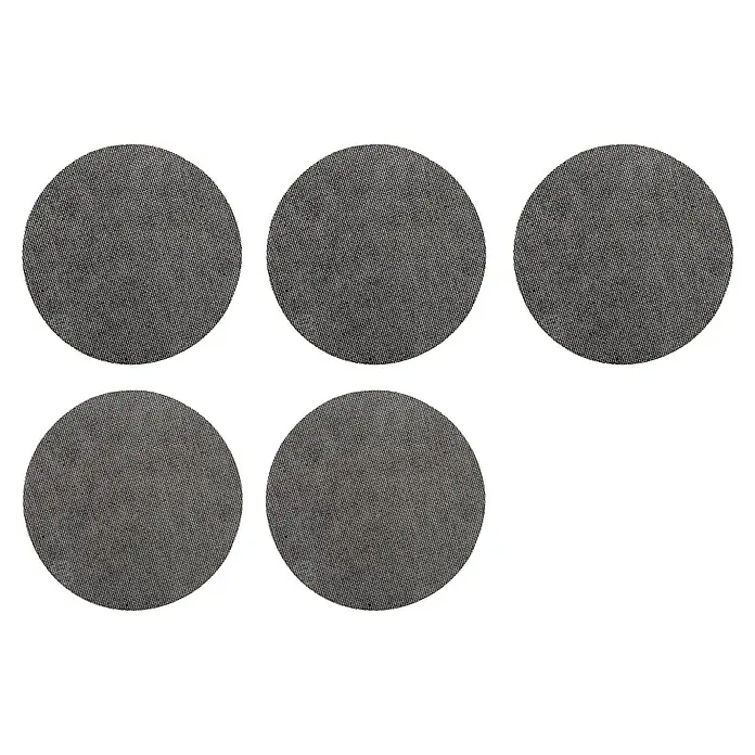 Einhell Schleifgitter-Set - Durchmesser: 180 mm, 5 -tlg., Passend für: Einhell Trockenbauschleifer TE-DW 180 - Fünf runde, metallische Siebe mit feiner Maschenstruktur, ideal für präzise Filterarbeiten in Küche oder Labor.