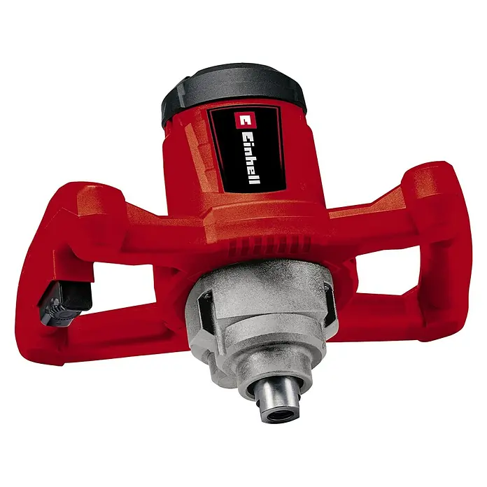 Einhell Classic Farb- & Mörtelrührer TC-MX 1200 E - M 14, 1.200 W - Nahaufnahme eines Einhell-Farbenrührers, eines leistungsstarken Werkzeugs zum effizienten Mischen von Farben und Baustoffen.