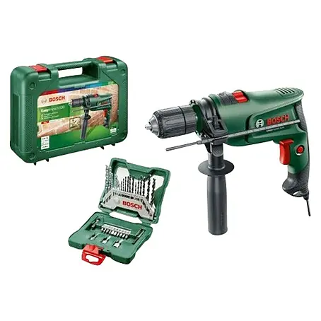Bosch  Taladro percutor EasyImpact 630 + Set de accesorios X-Line