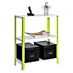 Simonrack Simonhome Metallregal (L x B x H: 30 x 80 x 90 cm, Traglast: 100 kg/Boden, Anzahl Böden: 3 Stk., Grün)