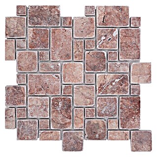 Mozaïektegel patroon Rosso XNT FP45 (30,5 x 30,5 cm, Beige/Bruin, Mat)