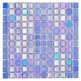 Mosaikfliese Quadrat Eco Shell Azure VP55252PUR (31,6 x 31,6 cm, Blau, Glänzend)